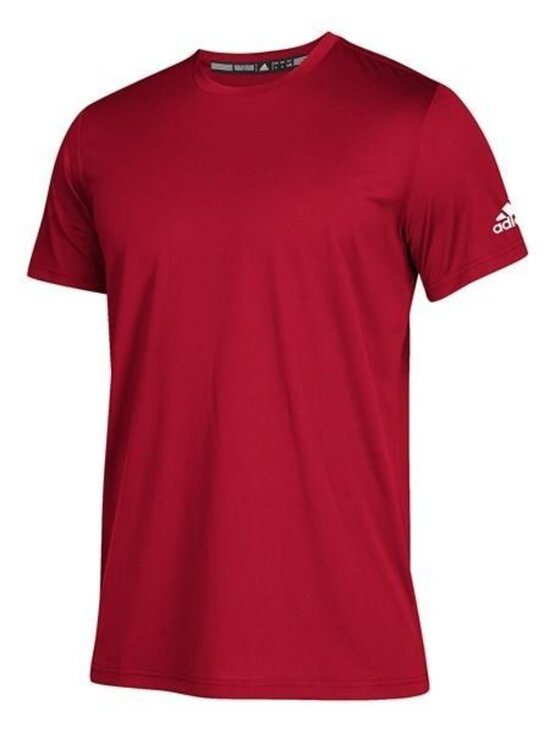 Adidas Men's Clima Tech Regular Fit T-Shirt in Red (123R) | Size Small | HisRoom - Picture 1 of 1